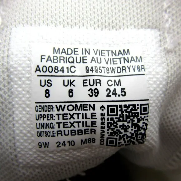 Converse Chuck Taylor All Star Move OX Floral Shoes Women's Size 8 NEW - Picture 12 of 15